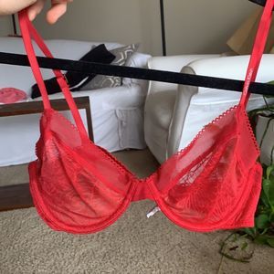Lace unlined Calvin bra